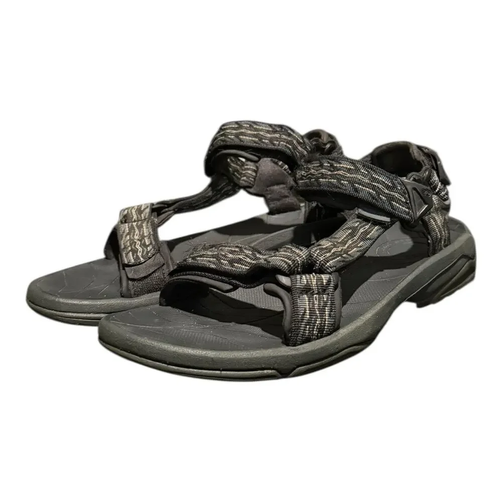 Teva Terra FI Lite Men’s Sandals Triton Dark Shadow Trail Sandals Size 10